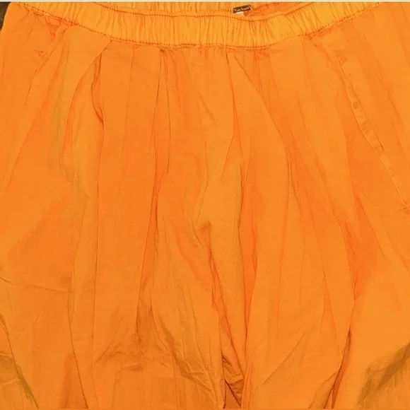 NWOT Free People S To the Sky Parachute 🪂 Pants in Tangerine Orange New $78 - Picture 4 of 8